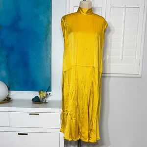 Valentino Radiant Yellow Midi Dress